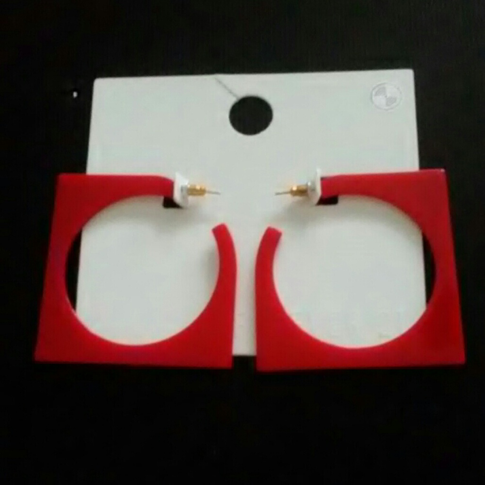 Argollas de color red